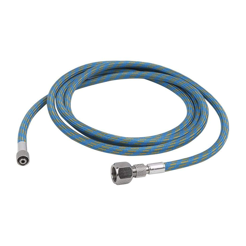 Manguera de aerógrafo trenzada de nylon de 6 pies con accesorios de tamaño estándar de 1/8 'y 1/4' para conectar la manguera de aire de 3M de aerógrafo