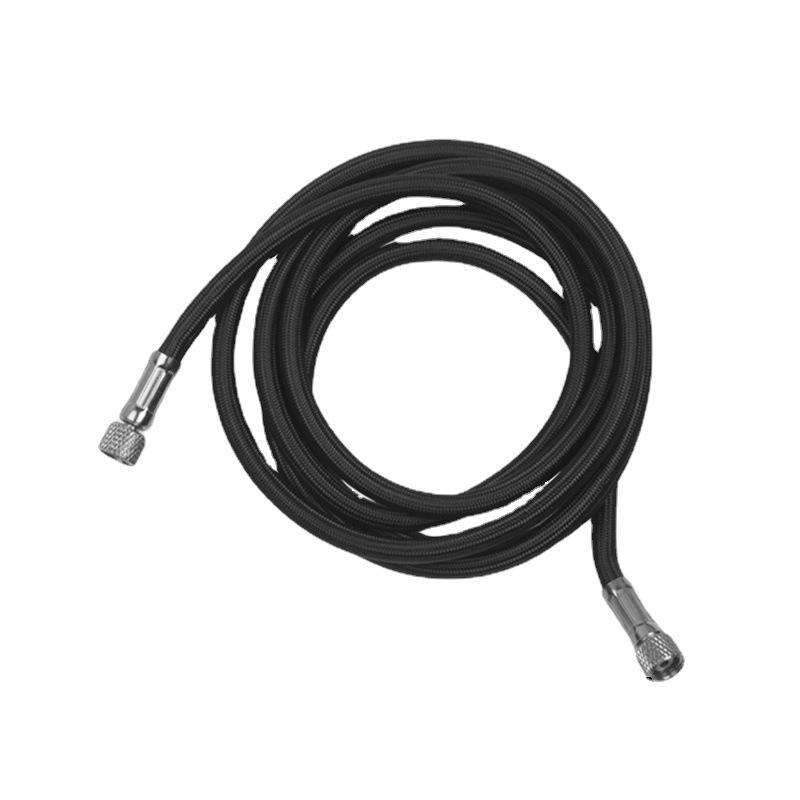 Manguera de aerógrafo de nylon trenzada con 6 pies con accesorios estándar de 1/8 'y adaptaciones de conector de 1/8'