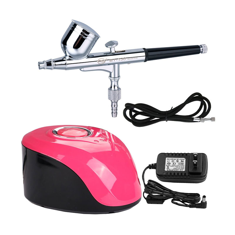 Tatuaje de carrocería de la máquina de aerbrón mini juego de pistola de maquillaje spray set de cepillo de aire
