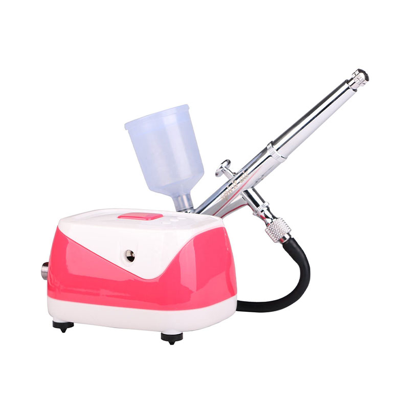 Kit de aerógrafo con mini compresor de aire aerógrafo para maquillaje de aerógrafo, pintura corporal