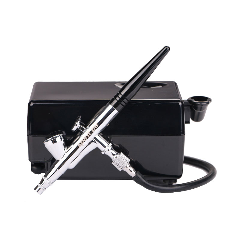 Mini compresor de aire para decoración de pasteles, base de maquillaje, aerógrafo, uñas y kits de tatuaje
