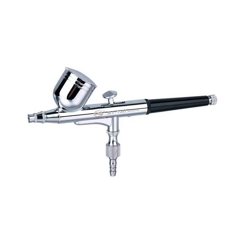 Double Action Gravity Feed Airrush Kit básico BT-130 Aerógrafo con 1/4 oz de taza de aire para el aire de aire Modelado de pintura de arte
